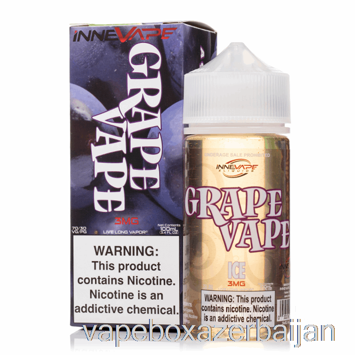 Vape Smoke GrapeVape Ice - Innevape E-Liquid - 100mL 6mg